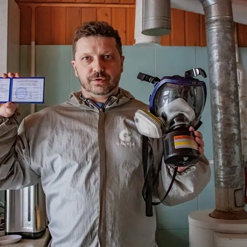 ФОТО Удаление плесени в Вырице